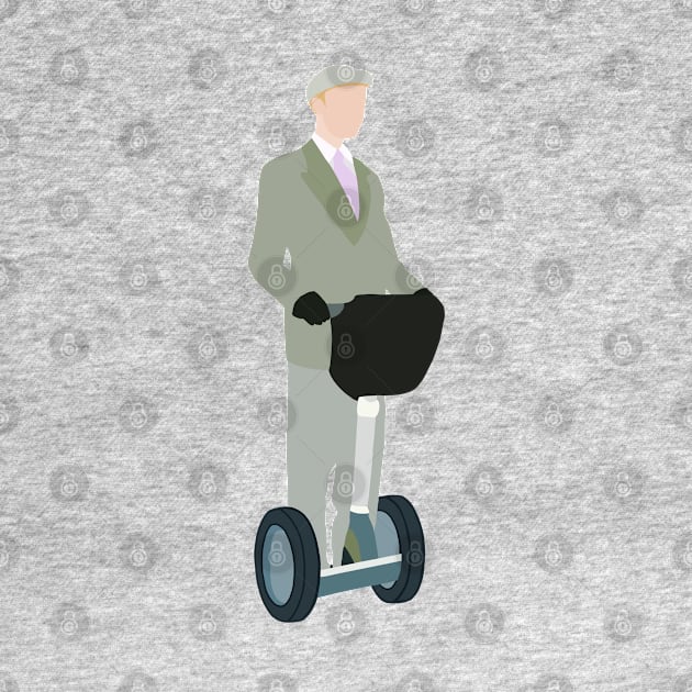 niles crane on his segway by aluap1006